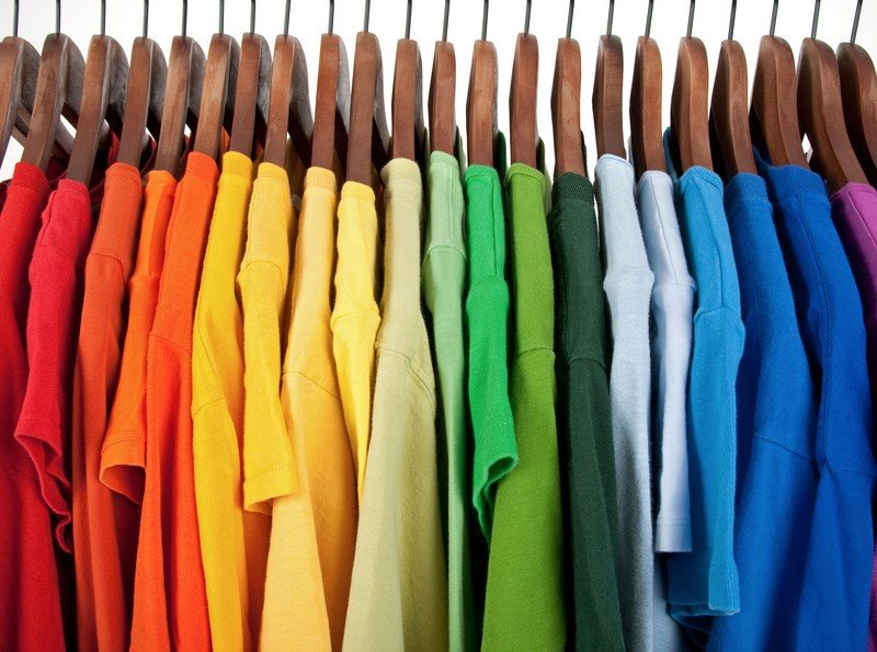 Colourful clothes